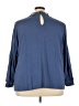 Studio 1886 Blue 3/4 Sleeve Blouse Size 3X - photo 2