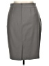 Ann Taylor Solid Gray Wool Skirt Size 14 - photo 2