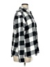True Craft 100% Cotton Checkered-gingham Gray Long Sleeve Button-Down Shirt Size XL - photo 4
