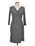 Cato Solid Gray Cocktail Dress Size 8 - photo 1