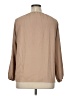 Shein Curve 100% Polyester Tan Long Sleeve Blouse Size 0X - photo 2