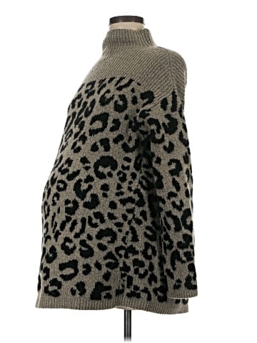 Isabel Maternity Turtleneck Sweater (view 1)