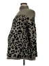 Isabel Maternity Animal Print Brown Turtleneck Sweater Size Med Maternity - photo 1