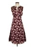 Tocca Burgundy Cocktail Dress Size 0 - photo 1