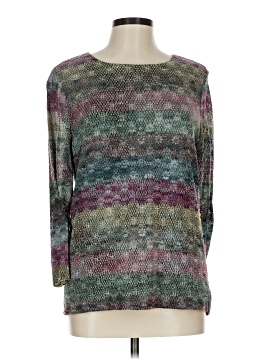 Jm Collection 3/4 Sleeve Top