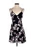 Express Floral Black Casual Dress Size 2 - photo 1