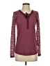 Buffalo Burgundy Long Sleeve Top Size S - photo 1