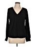 MELLODAY Black Long Sleeve Blouse Size L - photo 1