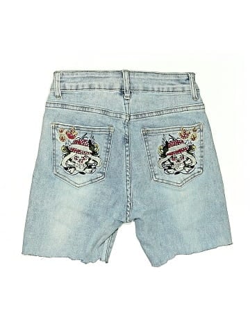 Bamboo Denim Shorts (view 2)