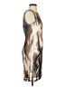 PREMISE 100% Polyester Graphic Brown Cocktail Dress Size 4 - photo 4