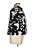 Coldwater Creek 100% Cotton Floral Black Jacket Size 14 - photo 4