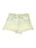 Some Days Lovin Green Denim Shorts Size 24 waist - photo 1