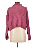 No Comment Pink Turtleneck Sweater Size L - photo 2