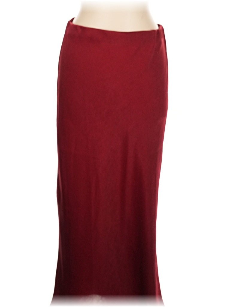 Pre-owned Asos Design Formal Skirt In Red