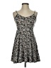 Unbranded Floral Black Casual Dress Size XXS (estimated) - photo 1