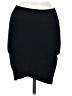 BCBGMAXAZRIA Solid Black Casual Skirt Size M - photo 1