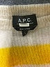 A.P.C. Stripes Yellow Turtleneck Sweater Size L - photo 7
