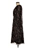 Ann Taylor 100% Polyester Floral Black Casual Dress Size 8 - photo 5