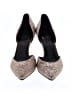 Stuart Weitzman Silver Tan Heels Size 7 1/2 - photo 2