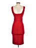 CEFIAN Solid Red Cocktail Dress Size S - photo 2