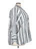 Marrakech 100% Cotton Stripes Silver 3/4 Sleeve Button-Down Shirt Size 3X - photo 4