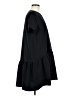 Zara Solid Black Casual Dress Size M - photo 4