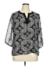 Cathy Daniels 100% Polyester Gray 3/4 Sleeve Blouse Size XL - photo 1