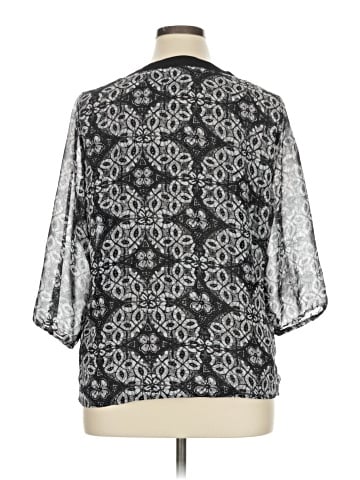 Cathy Daniels 3/4 Sleeve Blouse (view 2)