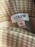J.Crew Factory Store 100% Polyester Houndstooth Tan Turtleneck Sweater Size XS - photo 7