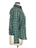 J.Crew Print Green Long Sleeve Blouse Size 14 - photo 4