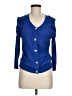 August Silk Blue Cardigan Size M - photo 1