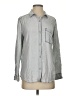 Talula 100% Rayon Gray Long Sleeve Button-Down Shirt Size S - photo 1