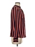 Boden 100% Silk Stripes Red Long Sleeve Silk Top Size 6 - photo 4