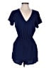 Old Navy 100% Rayon Solid Blue Romper Size S - photo 1