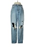 Denim Forum 100% Cotton Hearts Blue Jeans Size 25 waist - photo 1