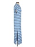 Unbranded 100% Polyester Stripes Blue Casual Dress Size S - photo 4