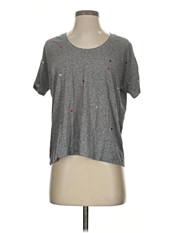 Madewell Embroidered U-Neck Tee (view 1)