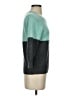 J.Crew Color Block Teal Pullover Sweater Size S - photo 4