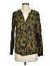 Yest Green Long Sleeve Blouse Size 4 - photo 1