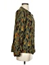 Yest Green Long Sleeve Blouse Size 4 - photo 4