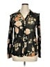 Ember 100% Polyester Floral Black Long Sleeve Blouse Size XL - photo 1