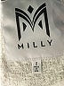 Milly 100% Cotton Ivory Faux Fur Jacket Size 2 - photo 6
