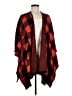 Kensie Plaid Red Poncho One size - photo 1