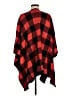 Kensie Plaid Red Poncho One size - photo 2
