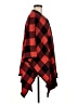 Kensie Plaid Red Poncho One size - photo 4