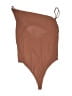 Out From Under Solid Brown Bodysuit Size L - photo 1
