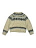 Zara Chevron-herringbone Tan Pullover Sweater Size 8 - 9 - photo 2