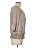 Alfani 100% Polyester Gray 3/4 Sleeve Blouse Size 10 (petite) - photo 4