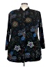 Vikki Vi Paisley Black 3/4 Sleeve Blouse Size 22 (estimated) - photo 1
