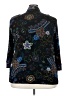 Vikki Vi Paisley Black 3/4 Sleeve Blouse Size 22 (estimated) - photo 2